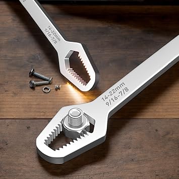 Multifunctional Adjustable Wrench Tool Set for Auto Repair & DIY – Self-Adjusting Wrench with Dual Ended Design