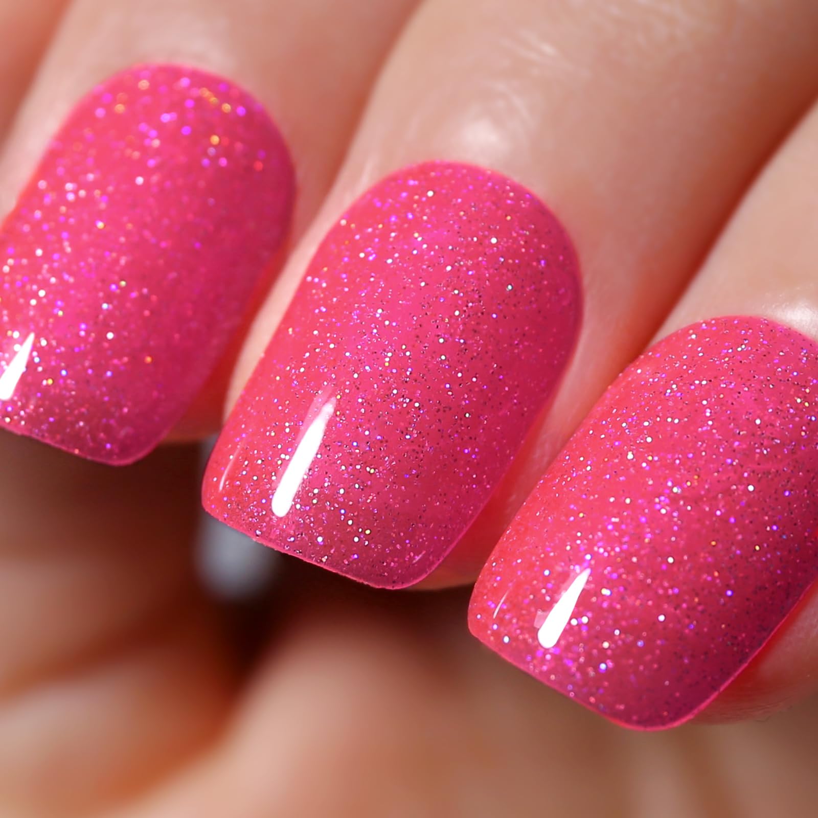Ozzeal Iridescent Nude Mauve Pink Gel Nail Polish, 15ML Sparkle Shimmer Glitter, Soak Off LED UV Gel Nail Polish for Art DIY Manicure — view 86