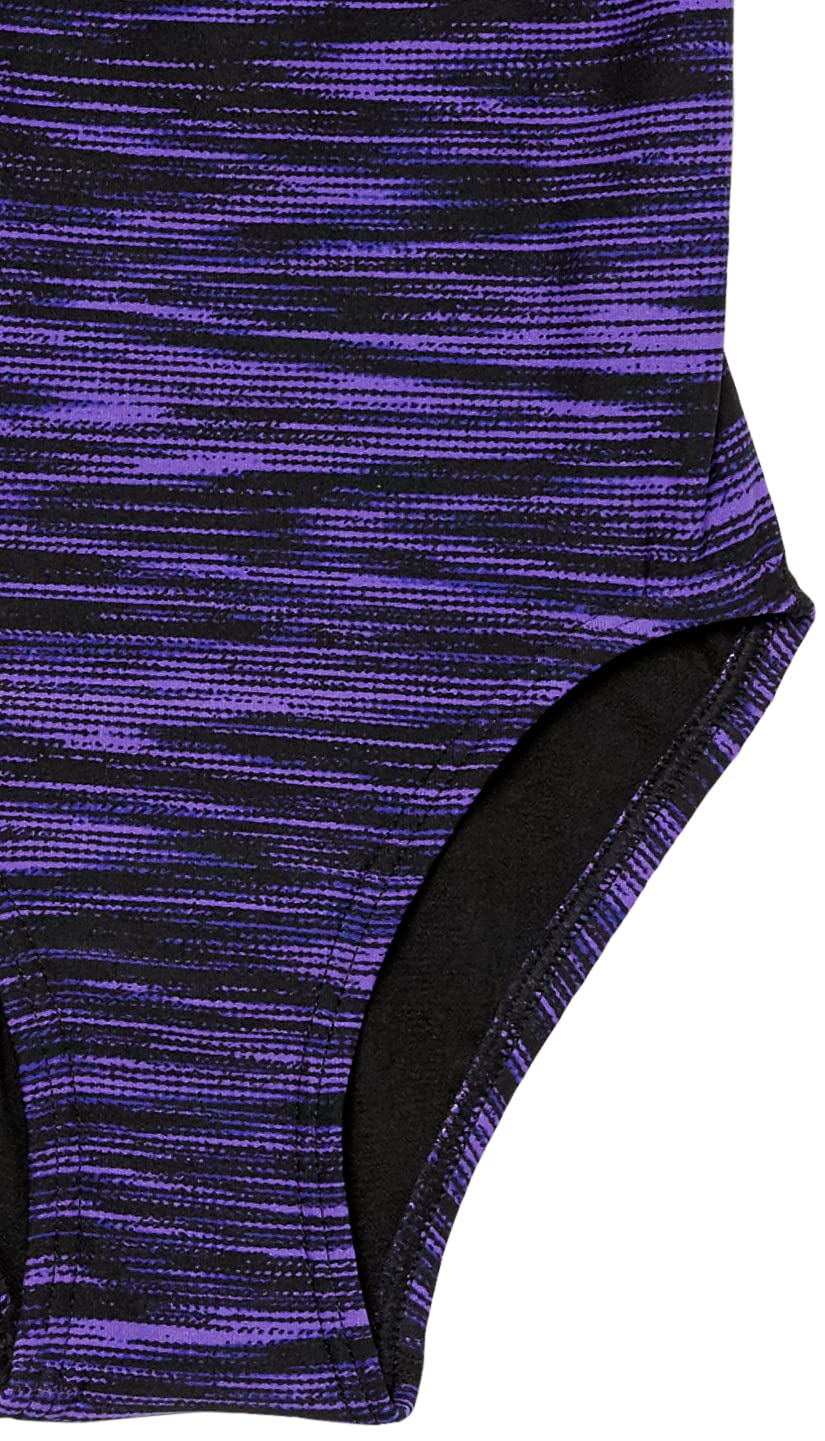 TYR Dziewczęcy kostium kąpielowy Durafast Elite Diamondfit, fioletowy, 22, fioletowy