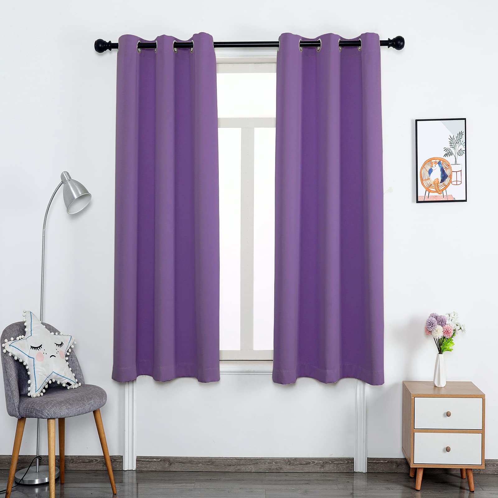 ACUY Visillos 200x240cm Cortina Trabillas Algodon Proteccion Intimidad Ventana Visillos Salon para Sala Cuarto Dormitorio Comedor Salon Cocina Salón de Beige