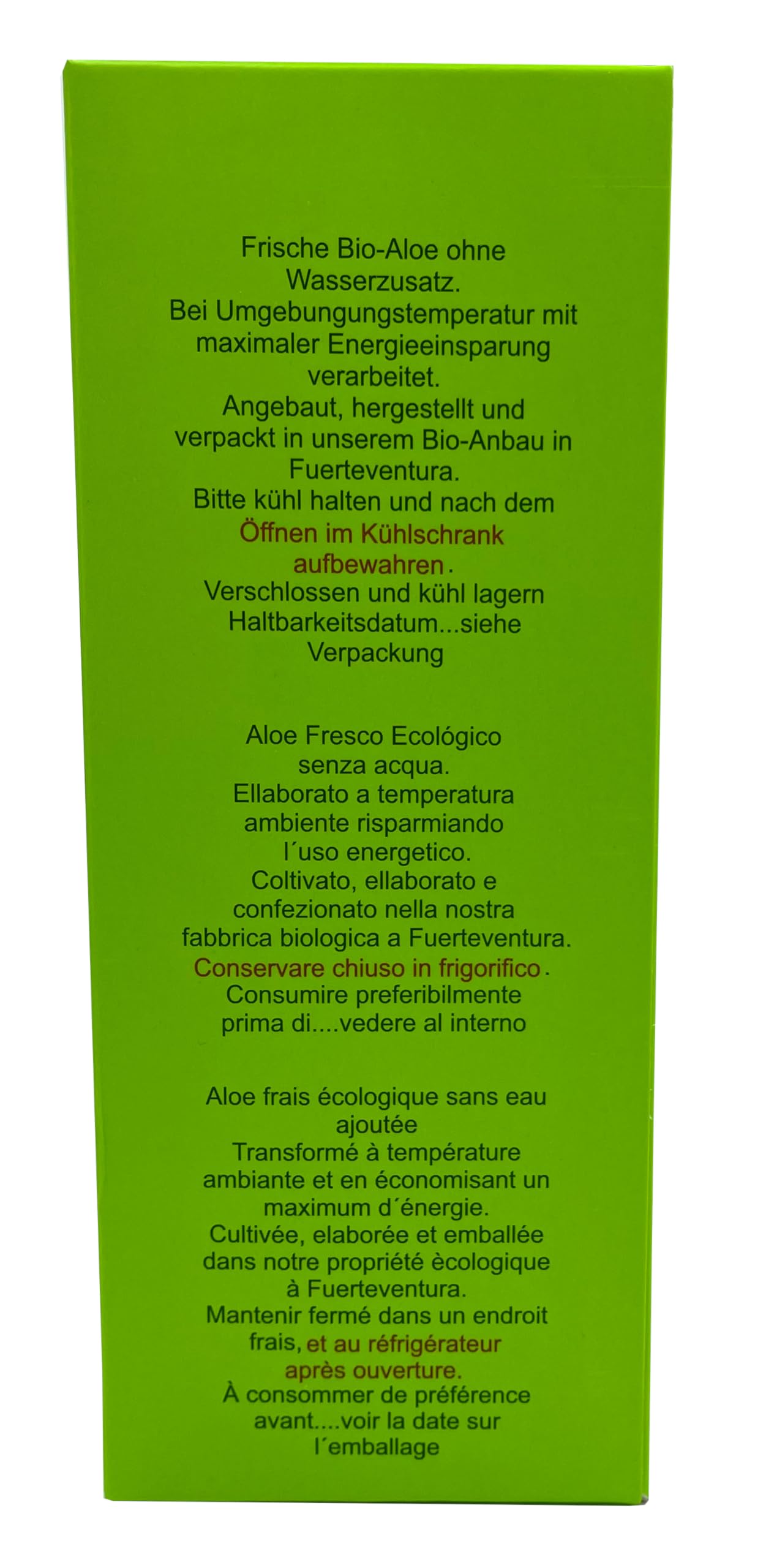 Vidaloe Complemento Alimenticio de Aloe Vera 99,5% 500ml 2 unidades
