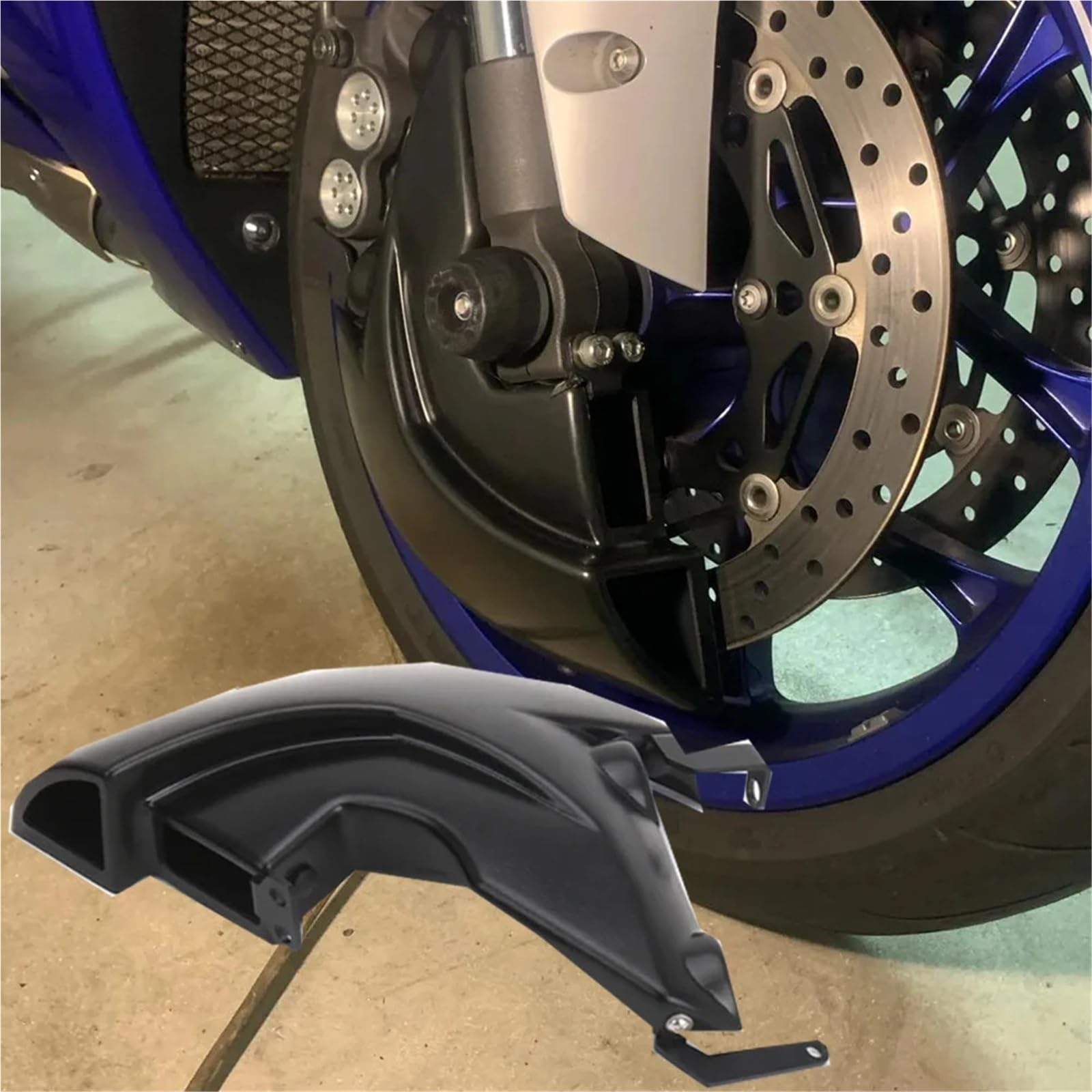 Caliper Bracket Radiator Cover Do YZF-R1 2023 2022 2021 2020 układ hamulcowy przewody chłodzące powietrze zacisk przedni panel boczny koła