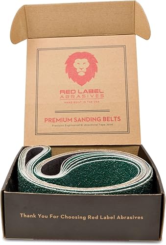 Miniatura 3 de 2" x 42" cinturones lijadores para la fabricación de cuchillos, paquete de 6, surtidos