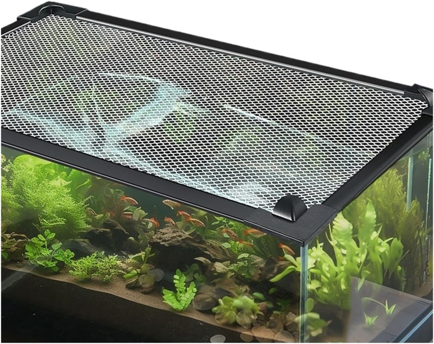 Mesh Screen Netting for Fish, DIY Magnetic Tank Lid Multiple Sizes