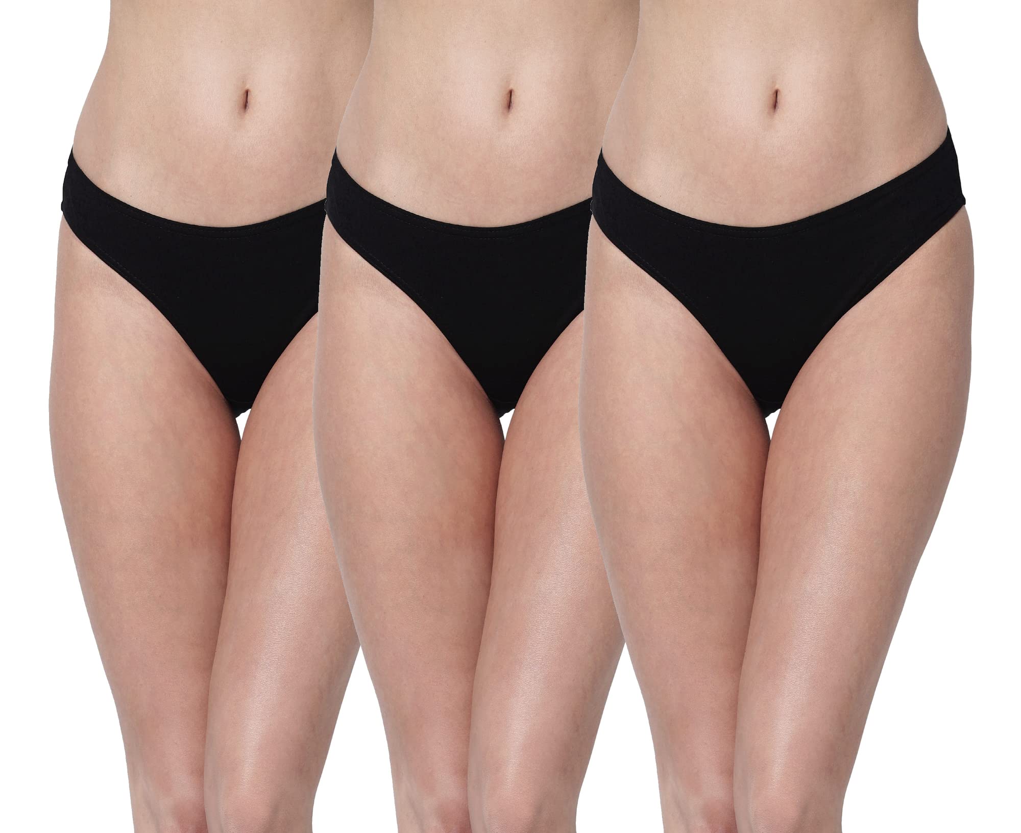 Women Girls Pure Organic Cotton Printed Full Coverage High Waist Elastic Waist Band Everyday Day Wearing Hipster Panties for Women Combo Pack of 3-image-19