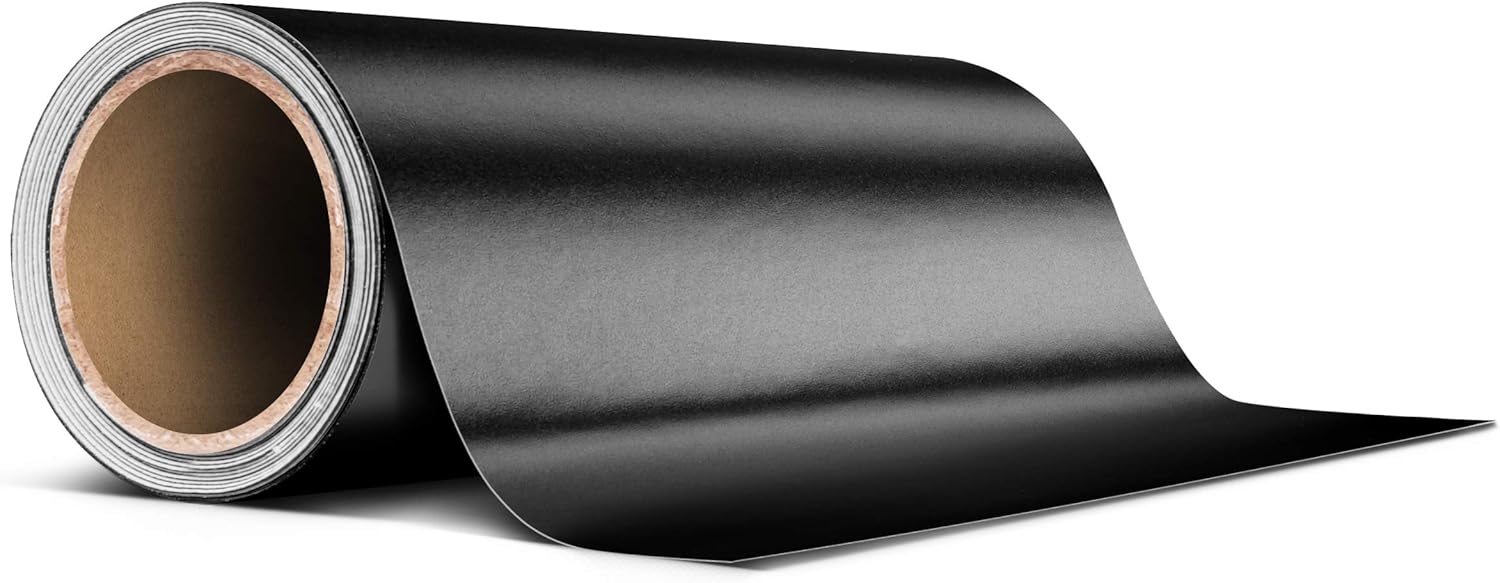 VViViD Black Matte AirRelease Adhesive Vinyl Tape Roll (6