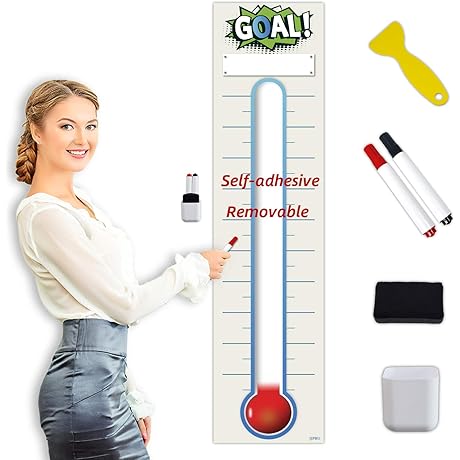 Sales Goal Setting Poster - Fundraising Vinyl Decal