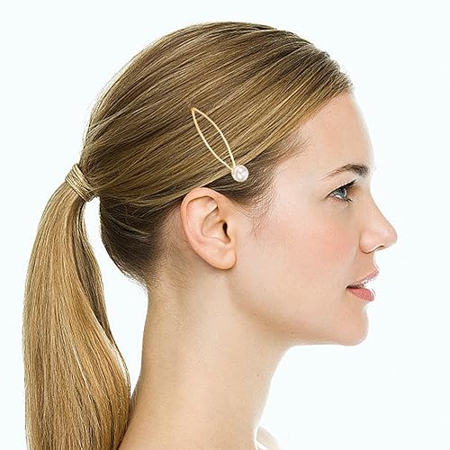 Miniatura 5 de BOYIVI 16 horquillas geométricas de metal para el cabello, elegantes pasadores de metal dorado para novia, pasadores de metal dorado delicado para