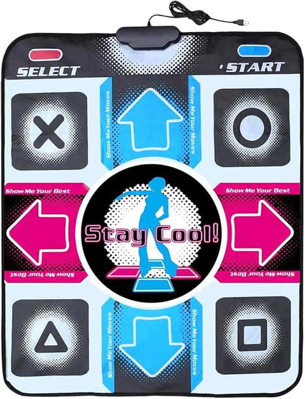 OSTENT USB antideslizante StepMania Dancing Step Dance Mat Pad manta para PC portátil ritmo Windows videojuego
