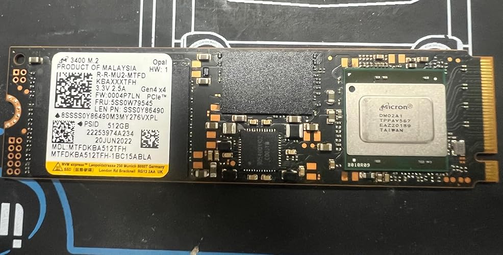 Amazon | Micron 3400 512GB ソリッドステートドライブ - M.2 2280