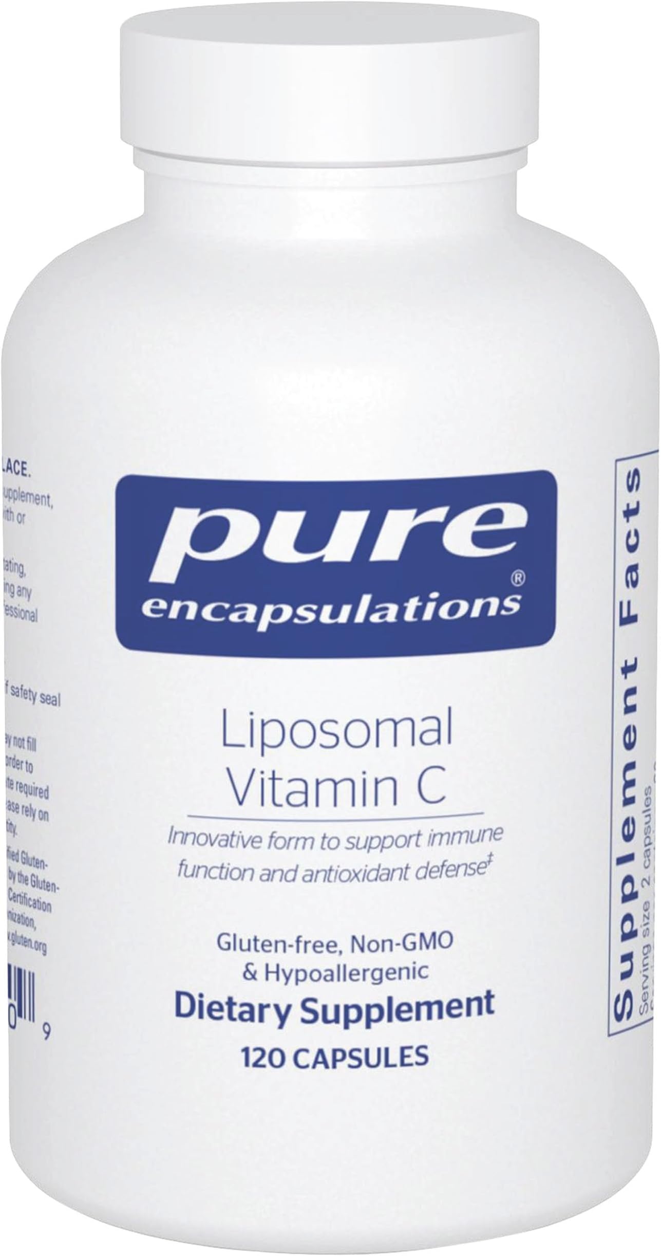 Liposomal Vitamin C - Immune Support Supplement* - Antioxidant Nourishment - Daily Vitamin - Non-GMO & Gluten Free - 120 Capsules