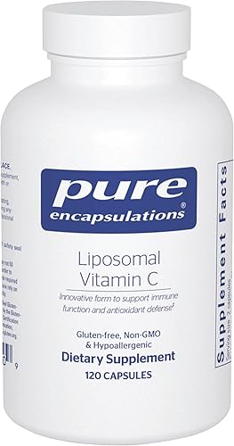Pure Encapsulations - 120 Cápsulas de Vitamina C Liposomal - Suplemento de Apoyo Inmunológico* - Nutrición Antioxidante - Vitamina Diaria - Sin GMO