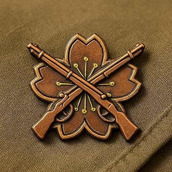 旧日本軍 陸軍 小銃射撃徽章 バッジ 帝国陸軍 小銃射撃徽章 第2種／旧日本軍 日本陸軍／バッジ