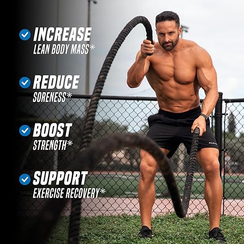 Miniatura 2 de Outwork Nutrition Polvo de recuperación después del entrenamiento, monohidrato de creatina, Ashwagandha KSM-66 y cereza ácida, acelera la