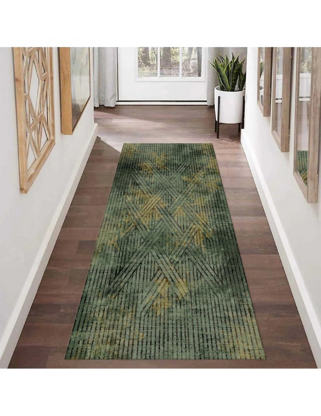 Mani Textile Tapis FISUN Vert 80x150cm