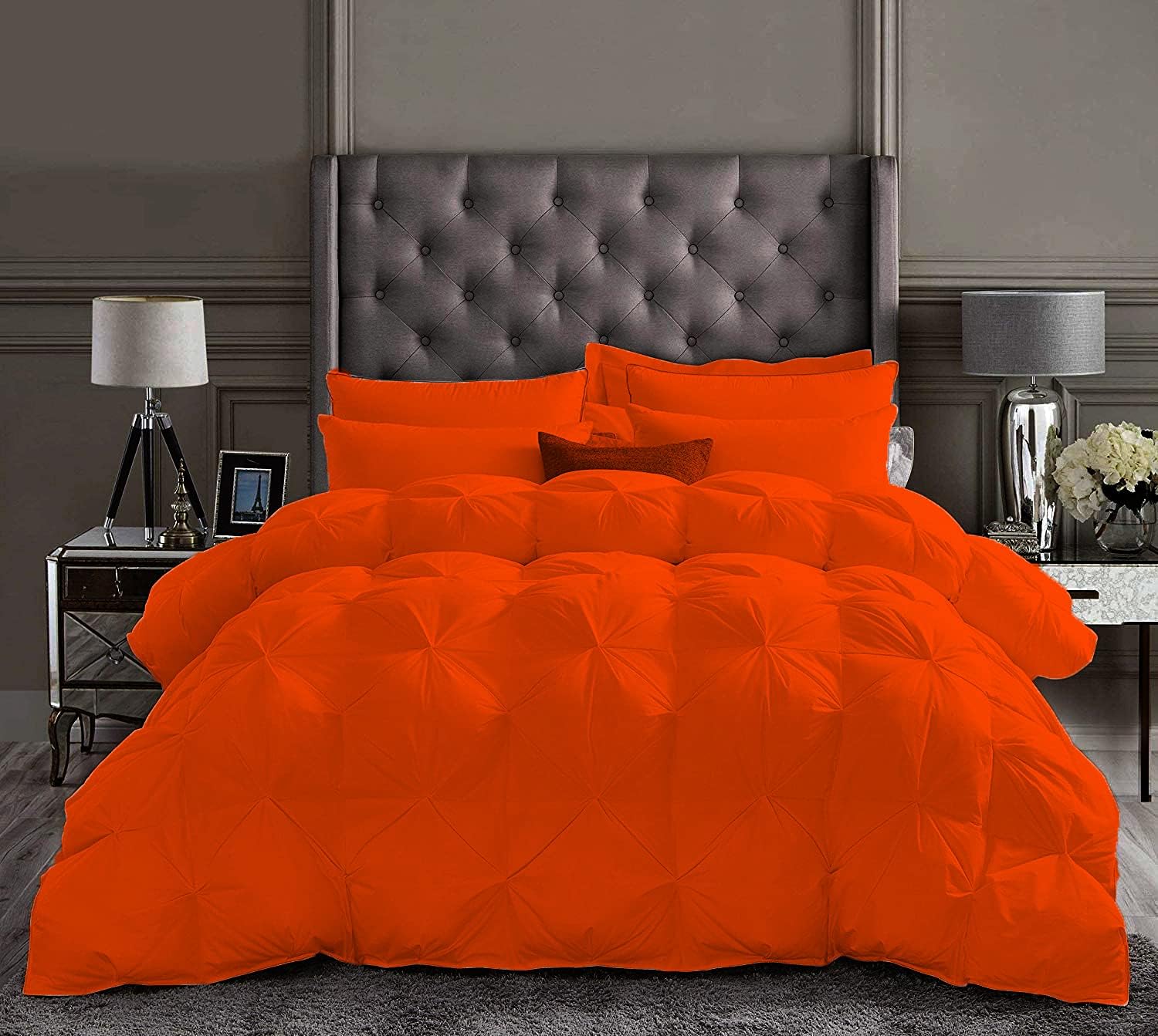 Denn Bedding AllSeason 1 Piece Pinch Pleated Comforter 100