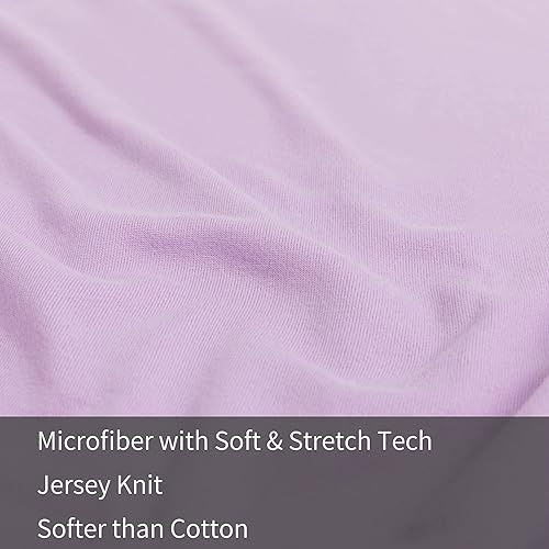 Miniatura 8 de Juego de 2 fundas de almohada pequeñas de punto Jersey Knit para viajes o niños pequeños de 12 x 16 pulgadas, 13 x 18 o 14 x 20 pulgadas, sobre