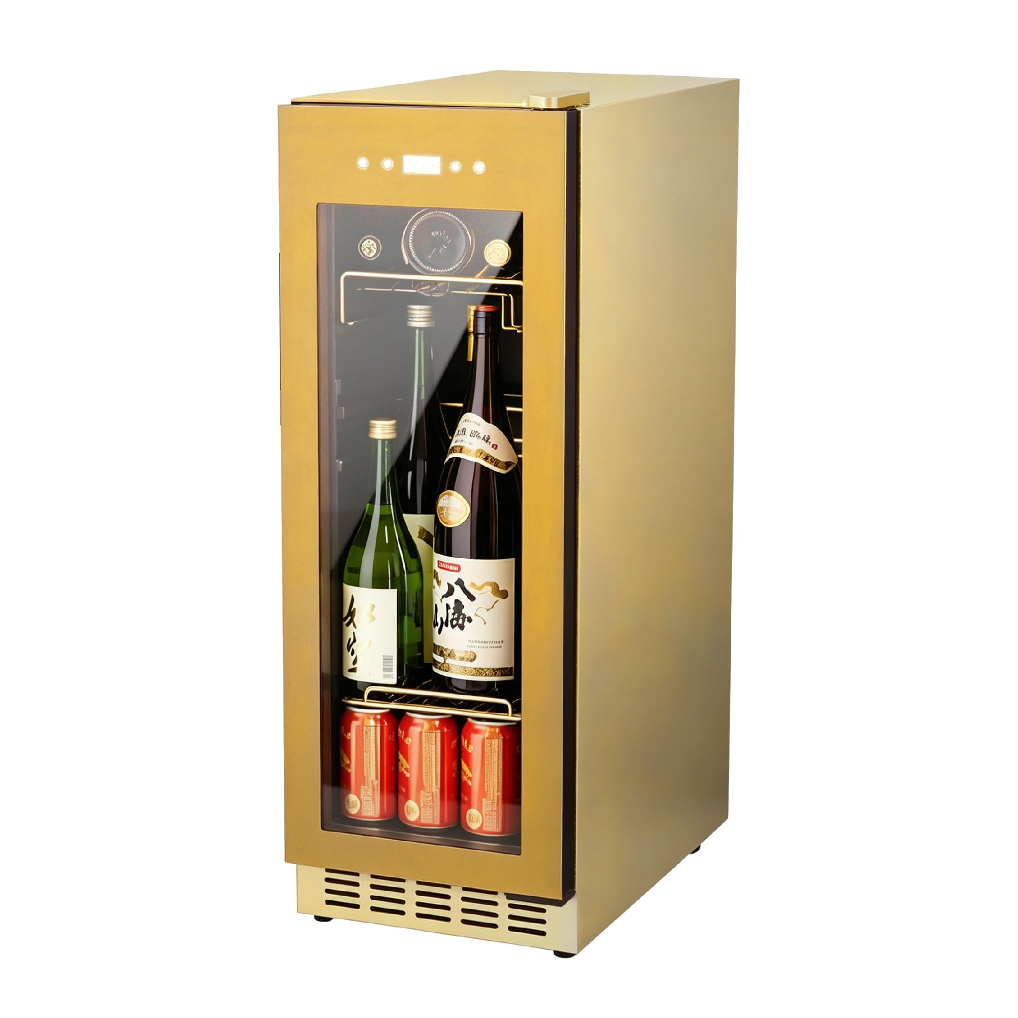 Amazon.co.jp: “ 一升瓶 も入る 小型 ワインセラー ” 18本 日本酒
