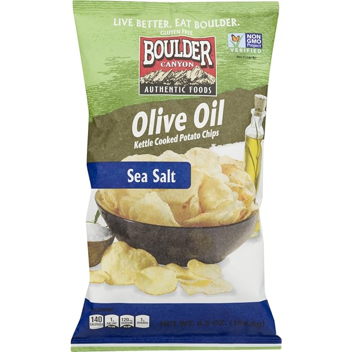 Buy Boulder Canyon Authentic Foods Olive Oil Kettle Cooked Potato Chips