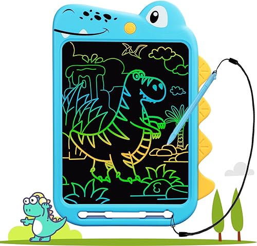 Miniatura 9 de Fullware Tableta de escritura LCD para niños, tablero de dibujo colorido de 10 pulgadas, juguetes educativos de aprendizaje, regalos para niños,