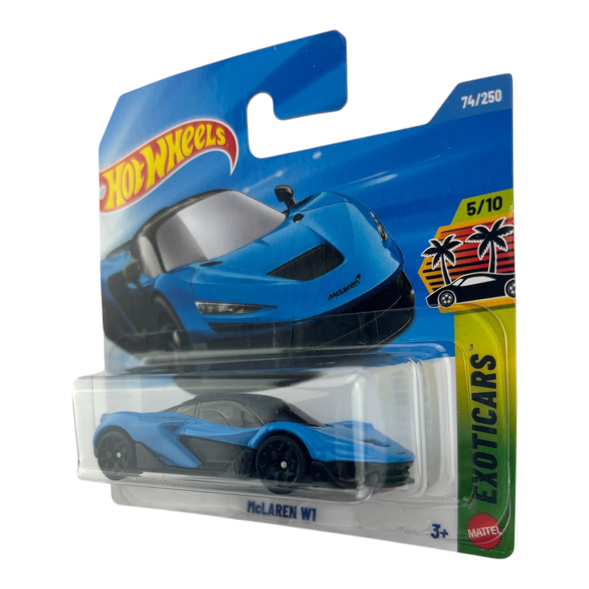 Amazon.com: Hot Wheels McLaren W1 [Blue] Exoticars 5/10, 74/250, 1