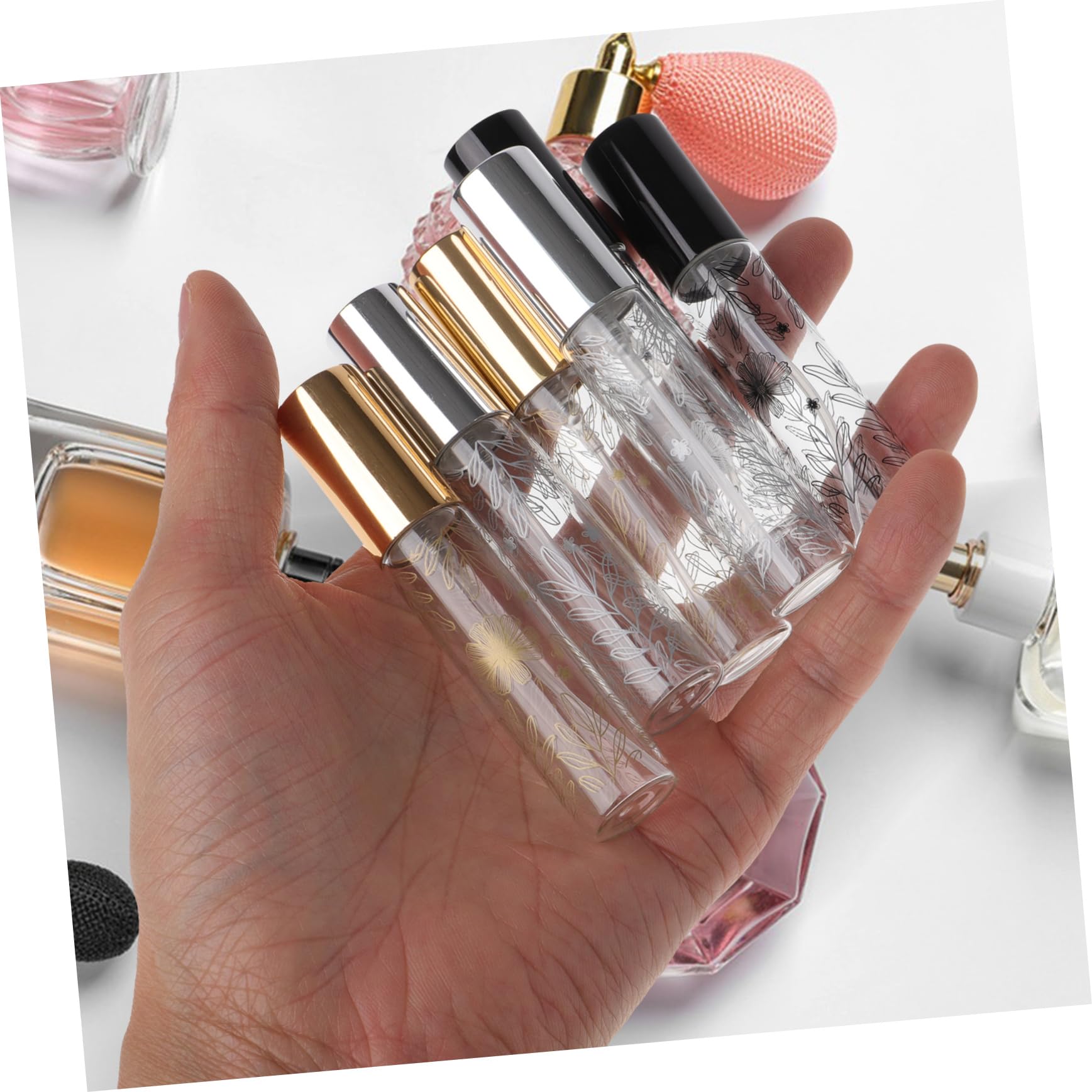 minkissy 30stücke Nachfüllbare Sprühflasche Tragbare Glasbehälter Für Parfüm Lotion Und Shampoo Praktische Reiseflasche Und Leicht Und Handlich