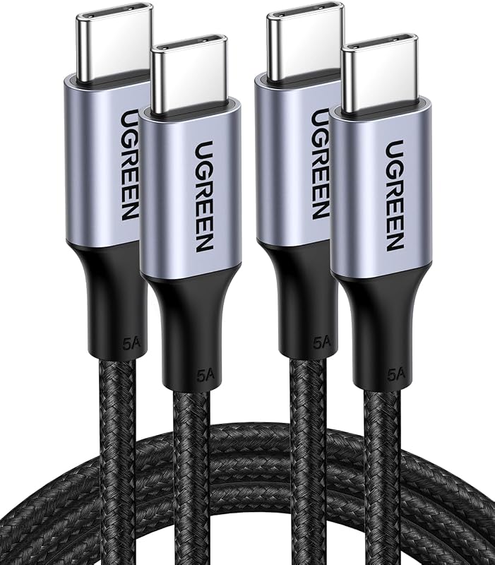 100W USB C to USB C Cable, Fast Charging Cable, 3.3ft, Black | For iPhone 17/16/15, MacBook Pro/Air, iPad Pro/Air/Mini, Galaxy S26/S25/S24, XPS, Pixel, Switch. Built-in E-marker chip
