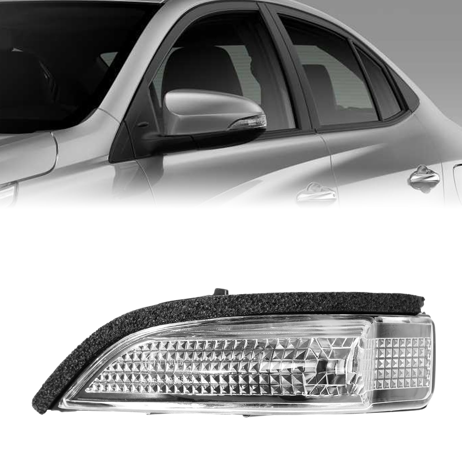 1 pezzo Freccia Sinistro luce Specchietto Laterale Indicatore di Direzione per YARIS (XP13) 2011-2020 (Lato Conducente) 817410D020 817400D020