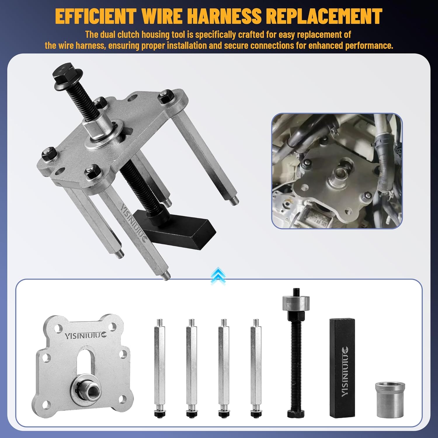 Dual Clutch Housing Shell Removal Tool Kit for Porsche 718 Cayenne PDK