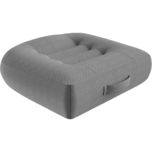 Adult Booster Seat Cushion, Car Seat Cushions for Short People/thick Office Chair Booster Seat Increase Field ​of View, for Trucks, Car, Office Chair, Home, Wheelchair,angle Lift Seat Cushion (grey)