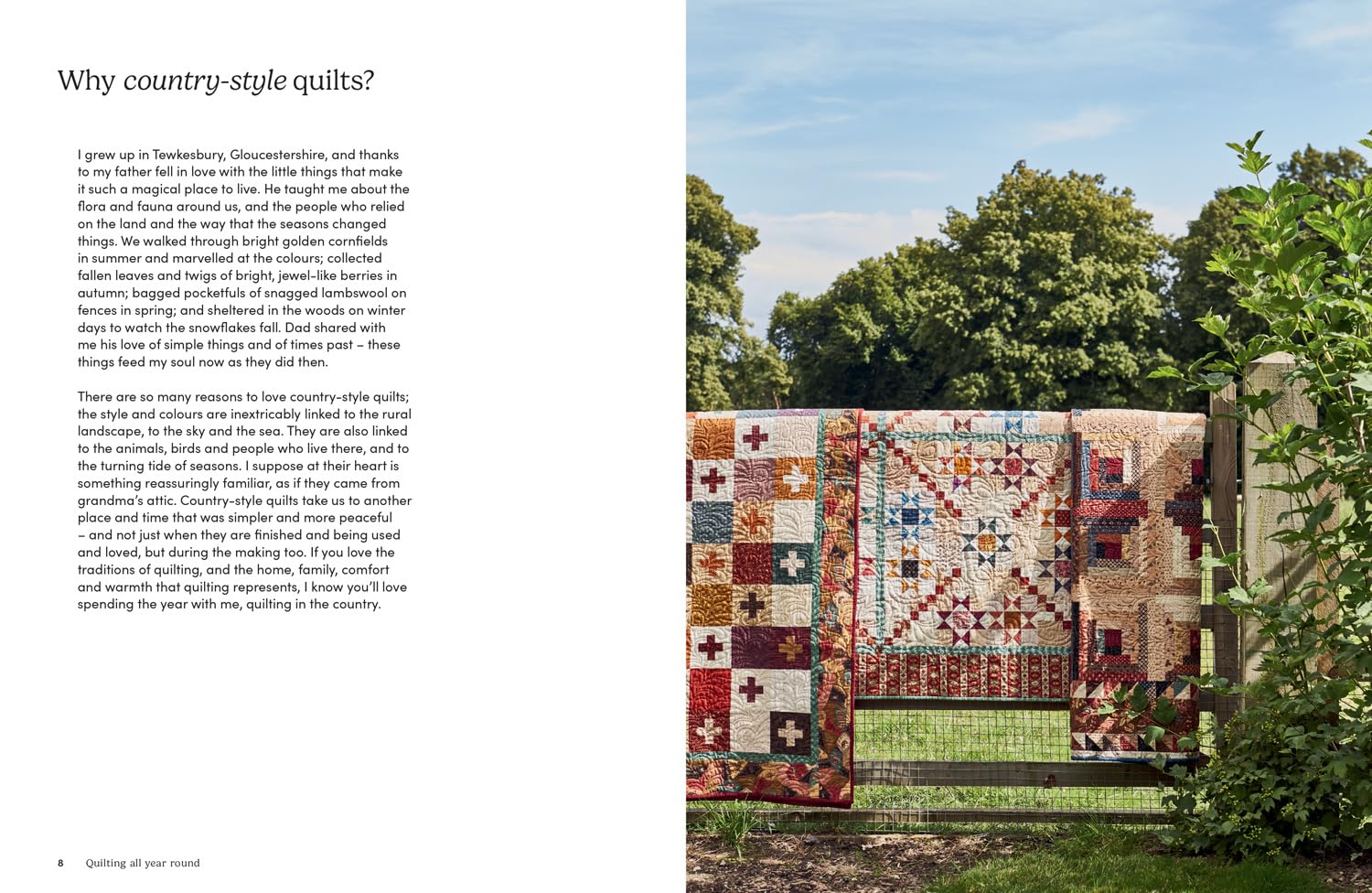 Quilts from the Country: The new quilting craft book featuring projects for all skill levels, to customise and love in your home