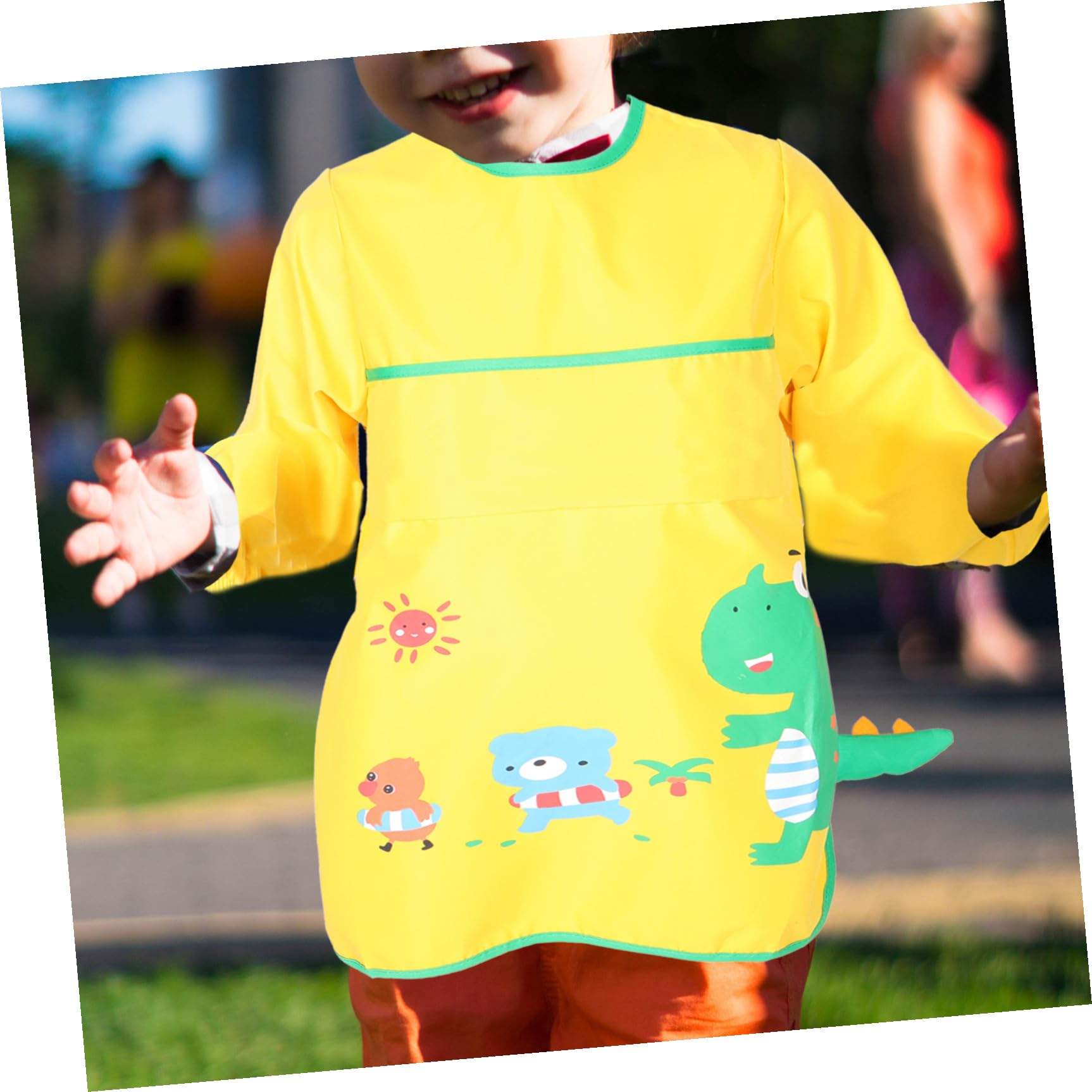 HEMOTON 3 Pz grembiule per bambini grembiule da pittura impermeabile grembiuli per bambini grembiule scuola grembiuli scuola camice da pittura che dipingono camice anti-sporco