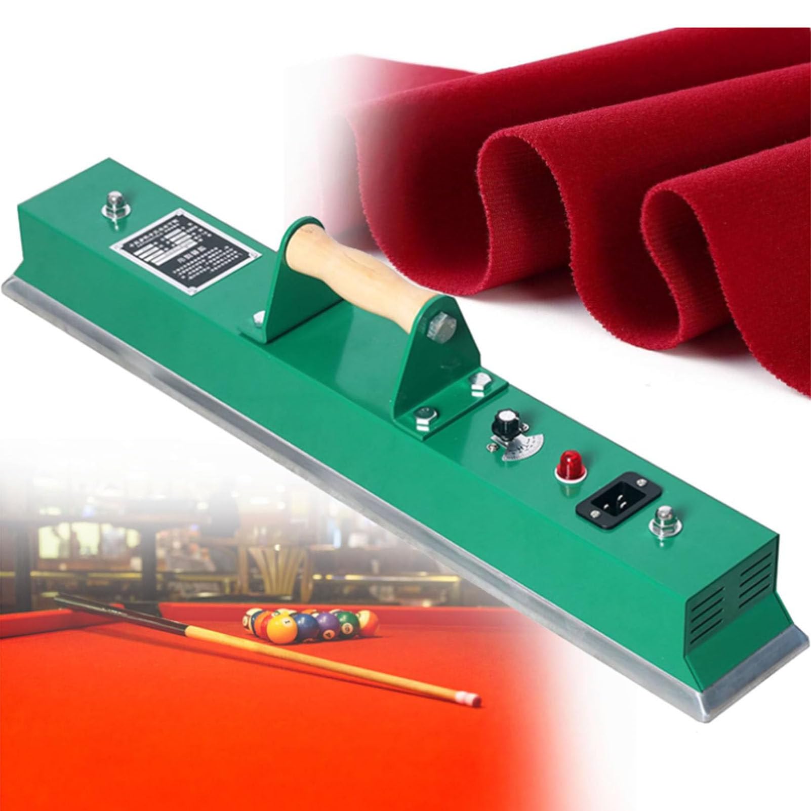 Fer à repasser pour nappe de billard thermostatique à chauffage rapide 670mm