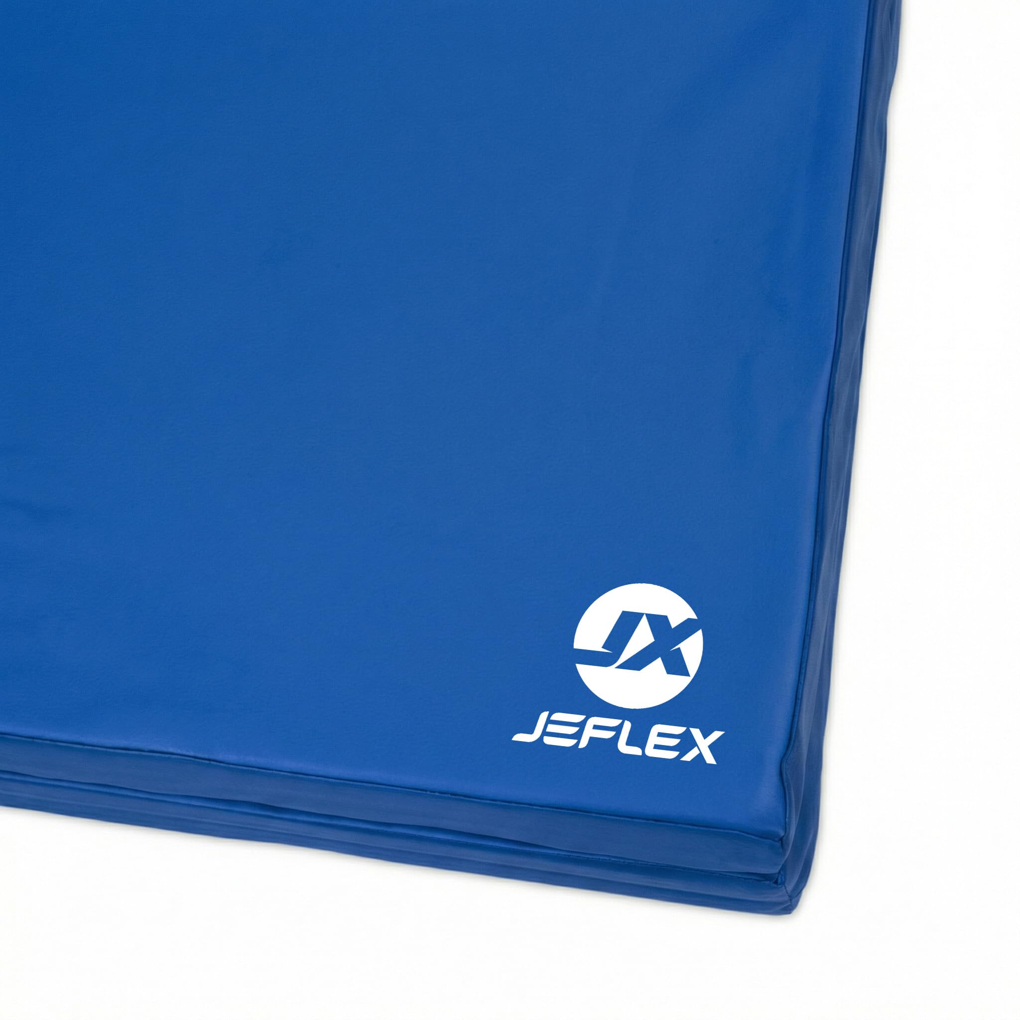 Jeflex - klappbare Weichbodenmatte & Turnmatte 210 x 100 x 8 cm MADE IN GERMANY/Gymnastikmatte tragbar/platzsparende Fitnessmatte & Yogamatte/Spielmatte für Kinderzimmer