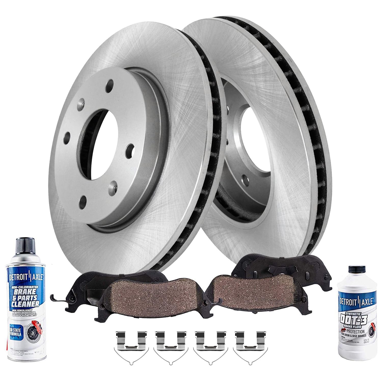 Detroit Axle - Front Disc Brake Kit for 2002-2003 Hyundai Sonata