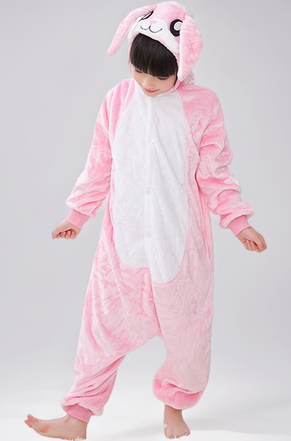 Kids Rabbit Onesie Pajamas Bunny Costume Cosplay for Boys Girls Child