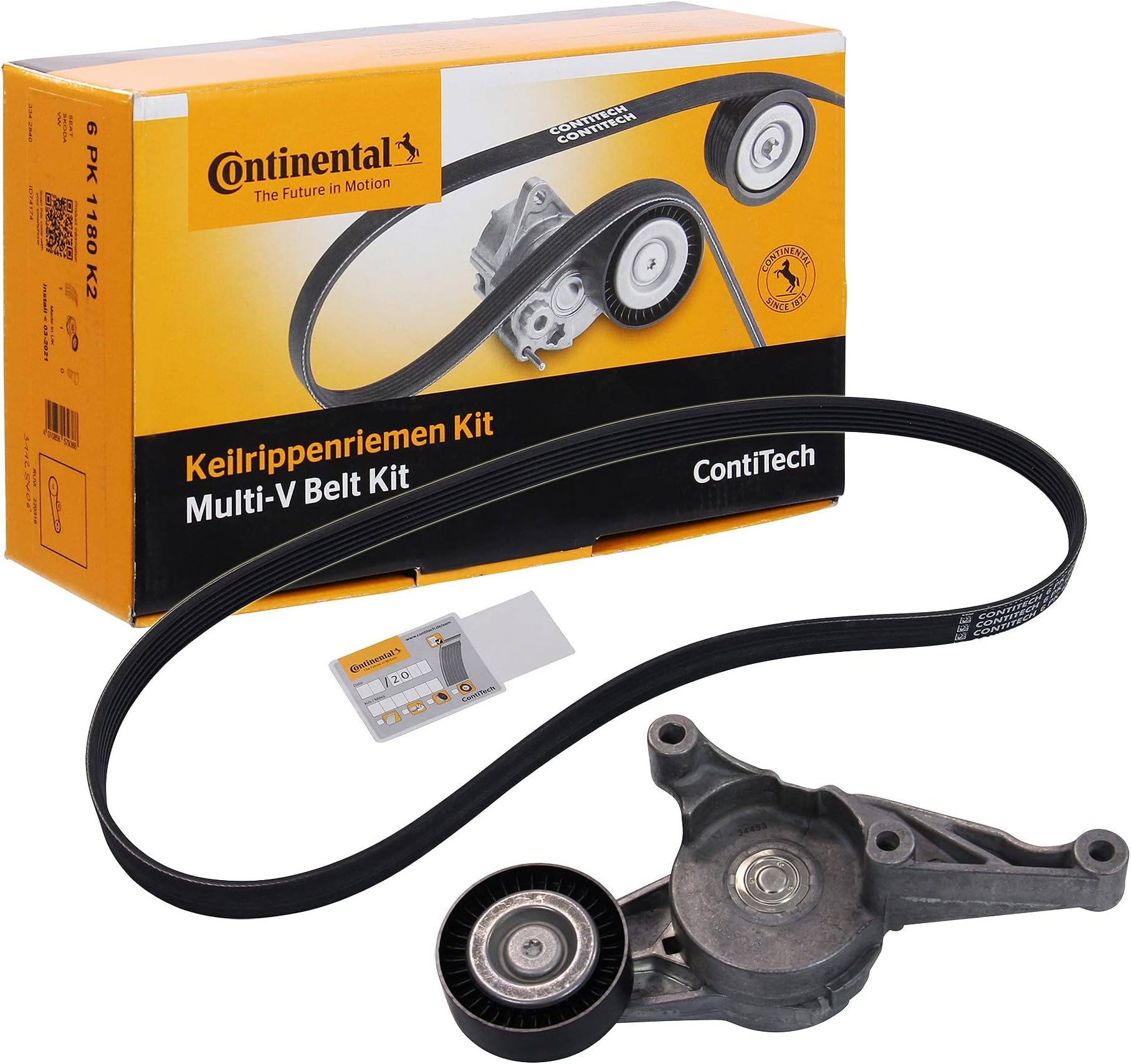 Contitech 6PK1050K1 V-Ribbed Belt Set