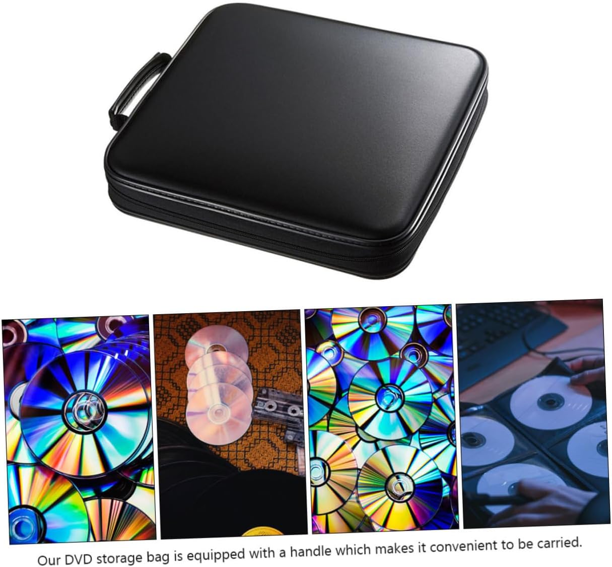 160packs Capacity Portable Cd and Dvd Storage Case Eco-friendly Pp Disc Organizer for Car and Home Scratch-resistant Sleeves Large Capacity Media Holder