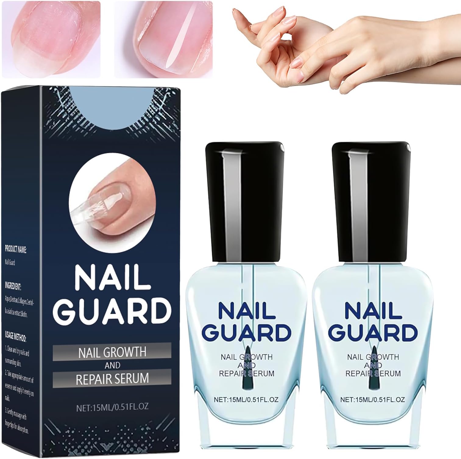 Onyxoguard Nail Growth And Repair Serum, Nail Growth Serum