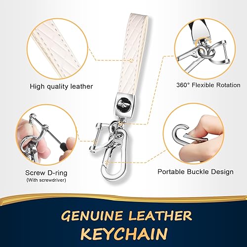 Miniatura 5 de QBUC Funda de llavero para Chevy con llavero de TPU suave con ribete dorado, compatible con Chevy Tahoe Suburban Traverse GMC Yukon Acadia Cadillac