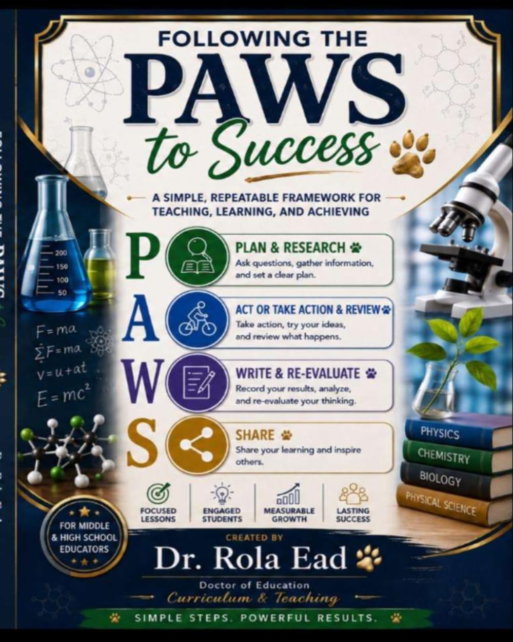 Following the PAWS to Success: A simple repeatable Framework for Teaching, Learning, And Achieving.