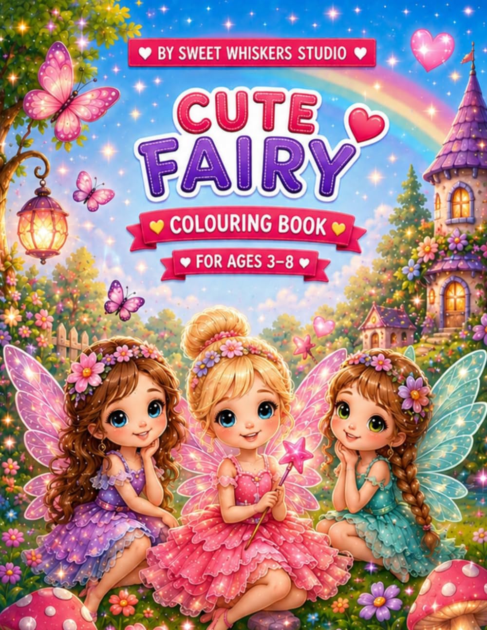 Cute Fairy Colouring Book