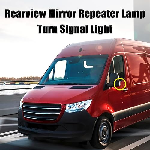 Miniatura 4 de Para Mercedes Sprinter 2019 2020 espejo retrovisor luz de señal de giro lámpara repetidor A9109064700 A9109064600 izquierda derecha