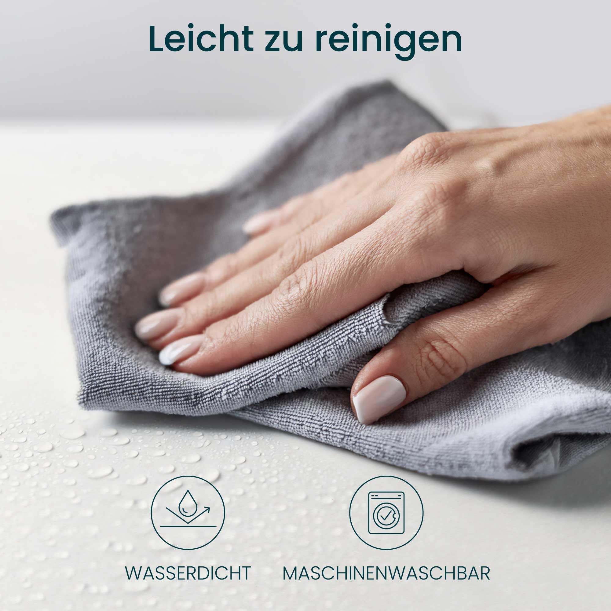Tutti Bambini 100% Matratzenschoner Babybett mit Nässeschutz - Baby Matratzenschoner aus 100% Baumwolle - Weich & Atmungsaktiv, Waschmaschinenfest (81 x 51 cm)
