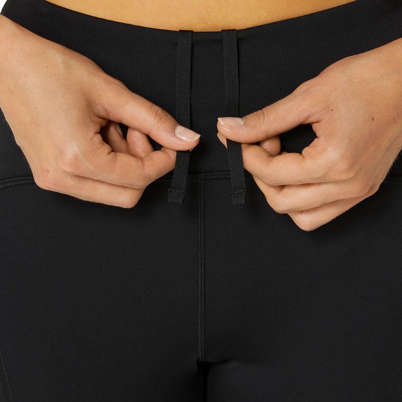ASICS Damen Road High Waist Tight Laufbekleidung Lauftight Performance Black - Schwarz L