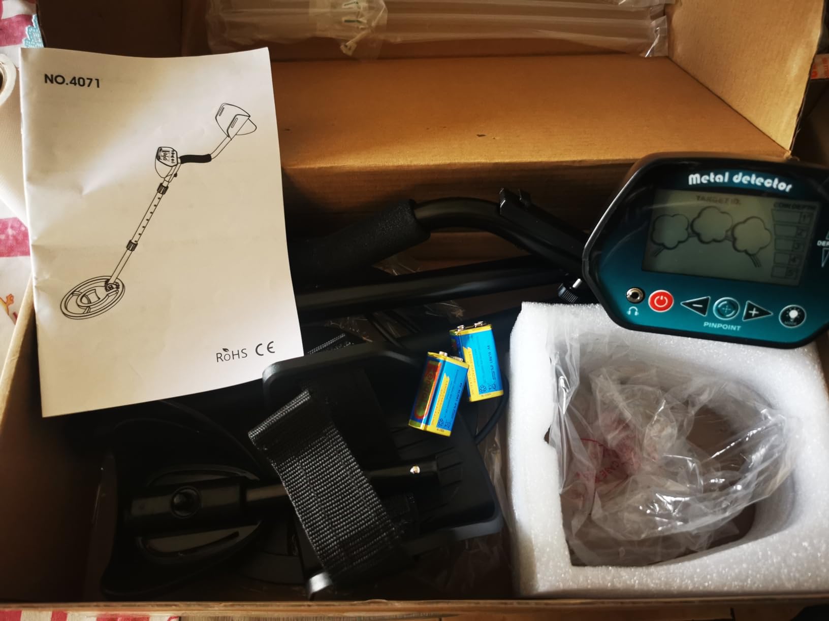 Metal Detector, Metal Detector Impermeabile Regolabile ad Alta Precisione, con Pinpoint e Disco e Modalità All Metal, Ottimo per Rilevare Oro, Monete, Caccia al Tesoro