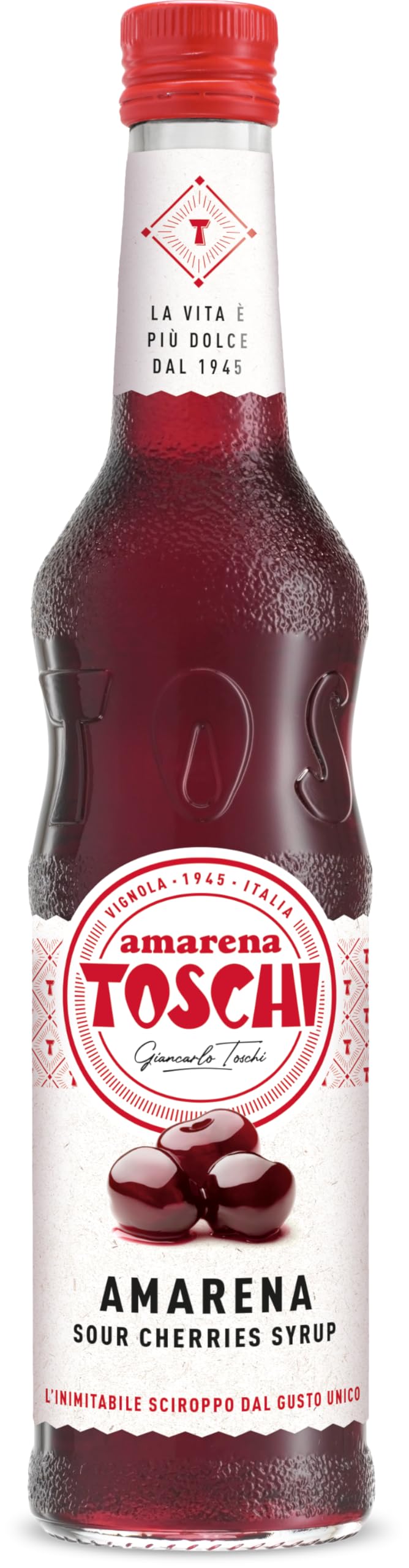 Sciroppi Tradizionali Toschi 740 gr nei gusti: Amarena, Menta, Fragola, Granatina, Limone e Orzata.