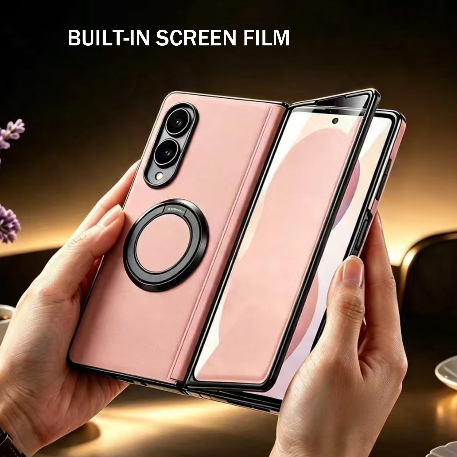 Antyszpiegowskie etui do Samsung Galaxy Z Fold 8, składany stojak