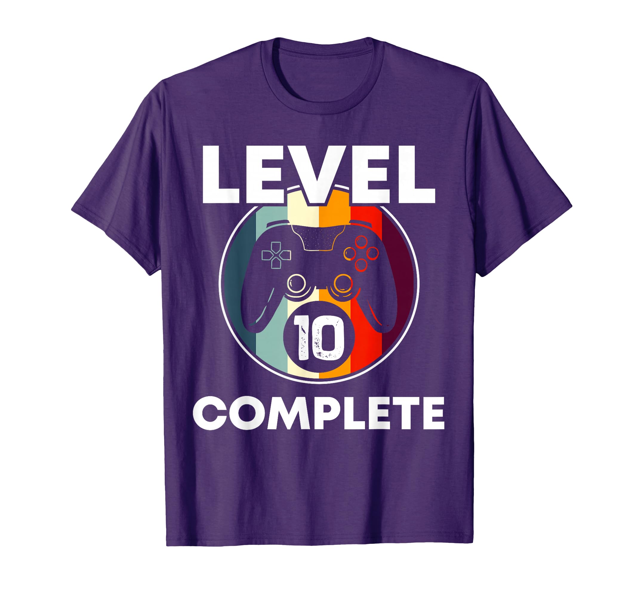 Level 10 Complete 10th Year Anniversary Wedding Gift for Him T-Shirt