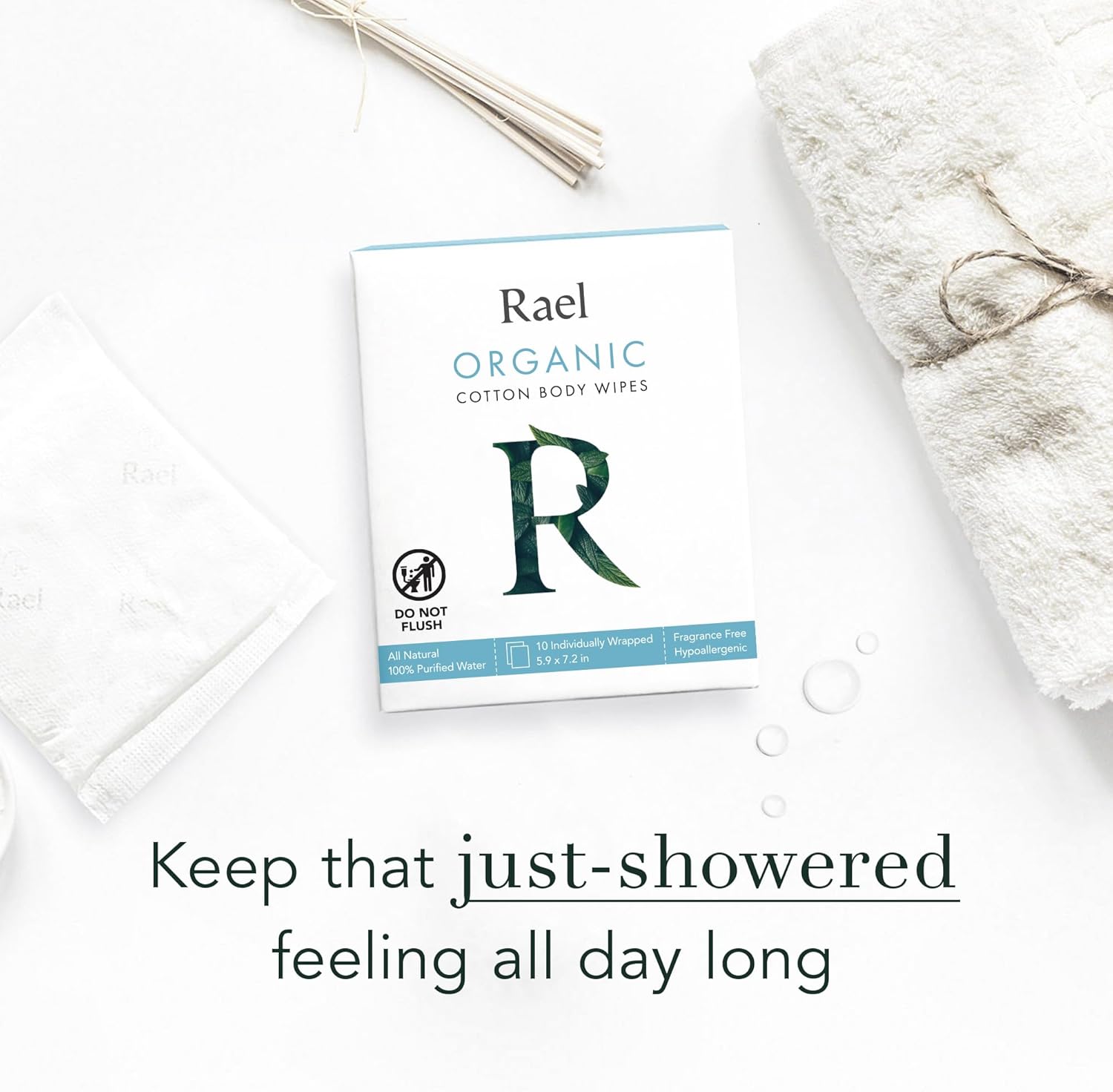 Organic Cotton Body Wipes
